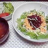 我が家の簡単３色丼～カフェ風～♪